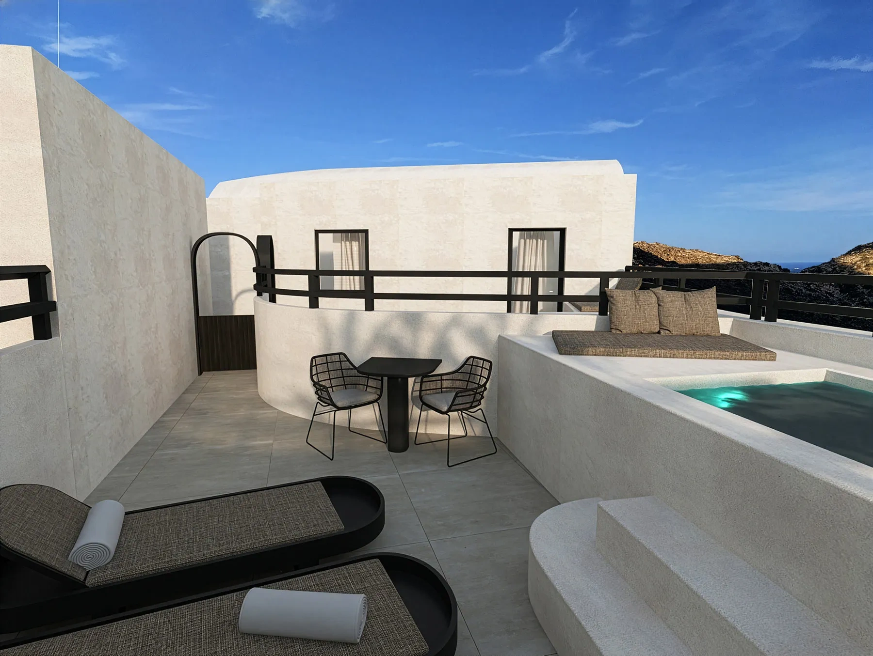 Grand Loft Sea View Suite with Hot Tub